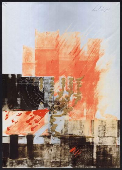 painting. Reisinger, Dan. Scrolls of Fire screen prints, 1979